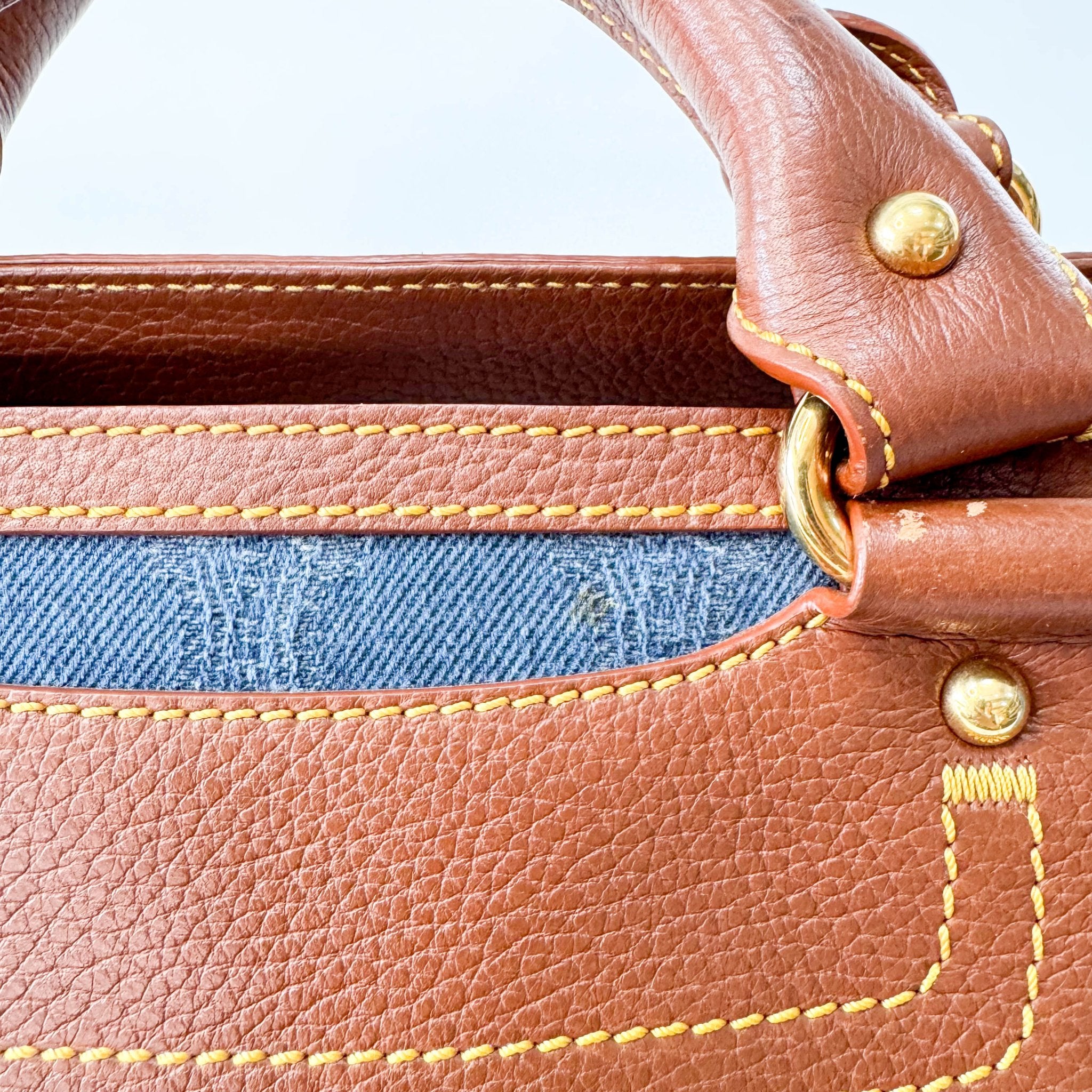 CELINE Boogie Bag in Blue Macadam Denim Handle Bag, in , Sold by HIVE PRELOVED - Handle Bags, ,