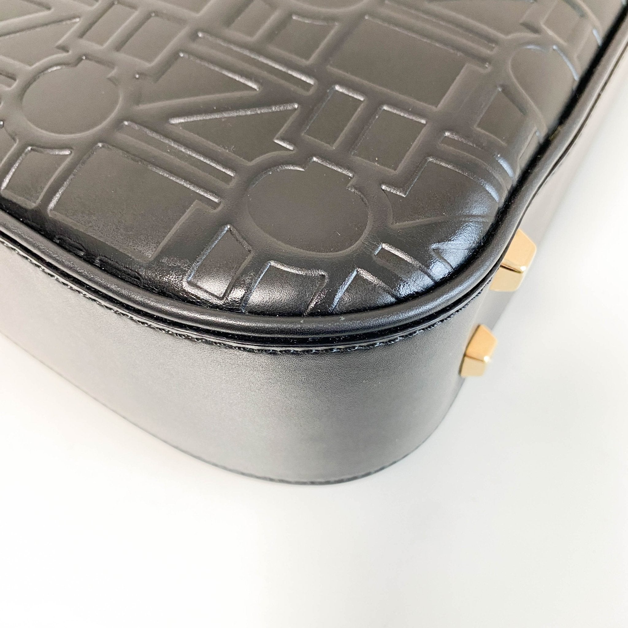 CELINE CELINE Logo Embossed Leather Shoulder bag, in , Sold by HIVE PRELOVED - Shoulder Bags, ,