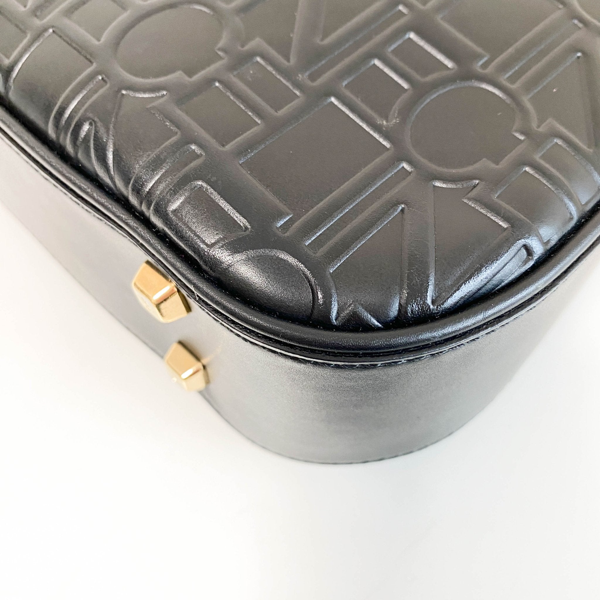 CELINE CELINE Logo Embossed Leather Shoulder bag, in , Sold by HIVE PRELOVED - Shoulder Bags, ,