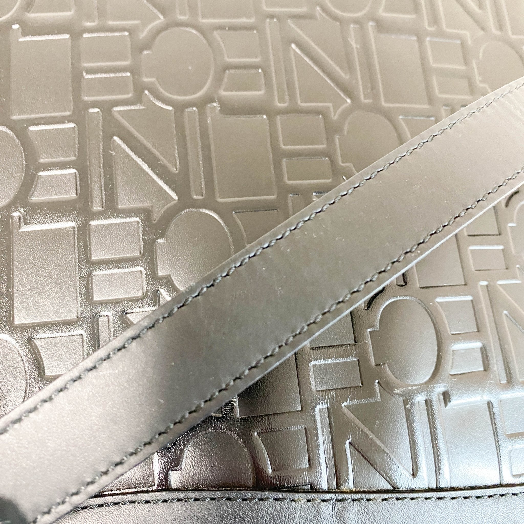 CELINE CELINE Logo Embossed Leather Shoulder bag, in , Sold by HIVE PRELOVED - Shoulder Bags, ,