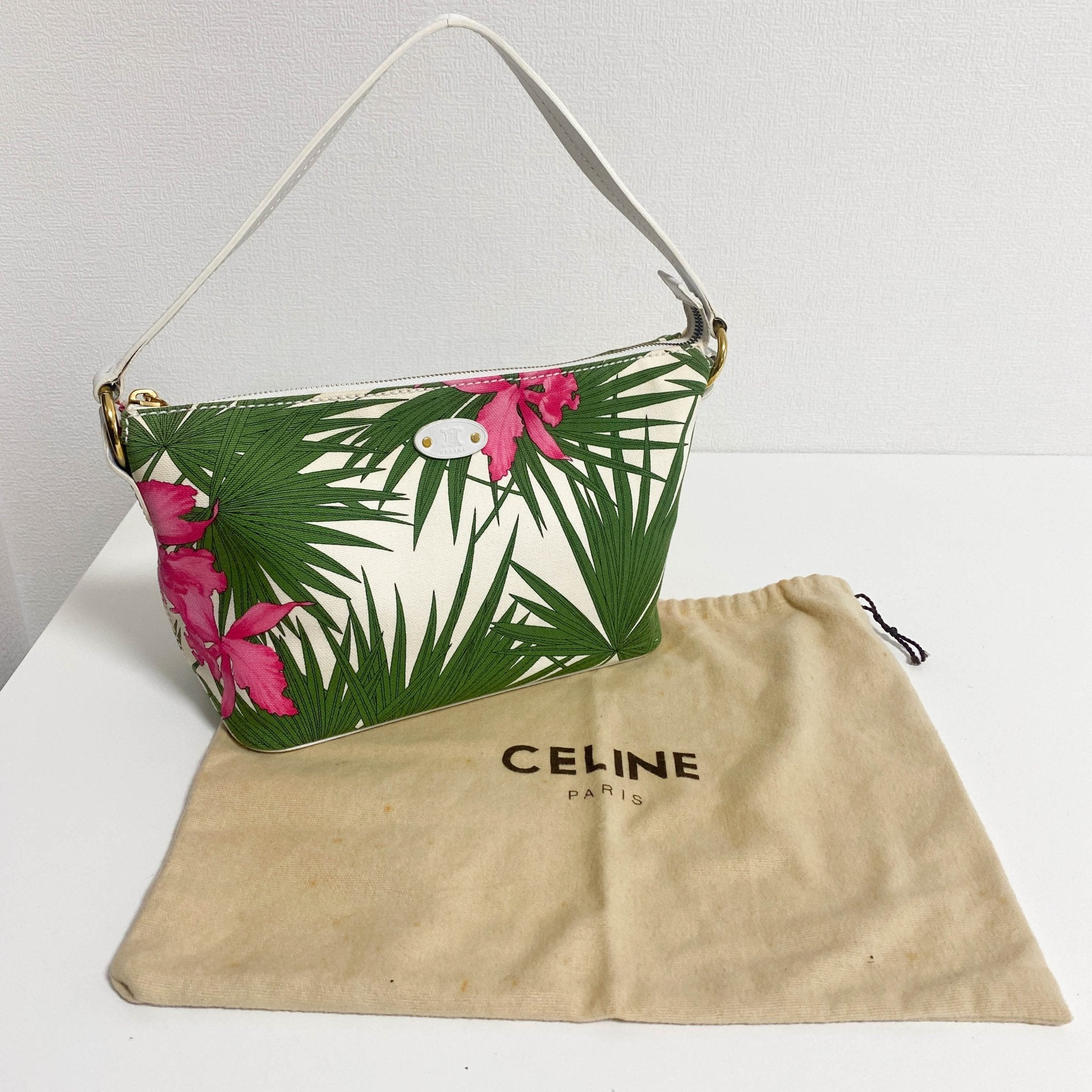 CELINE Floral Printed Pouch Shoulder Bag, in , Sold by HIVE PRELOVED - Shoulder Bags, ,