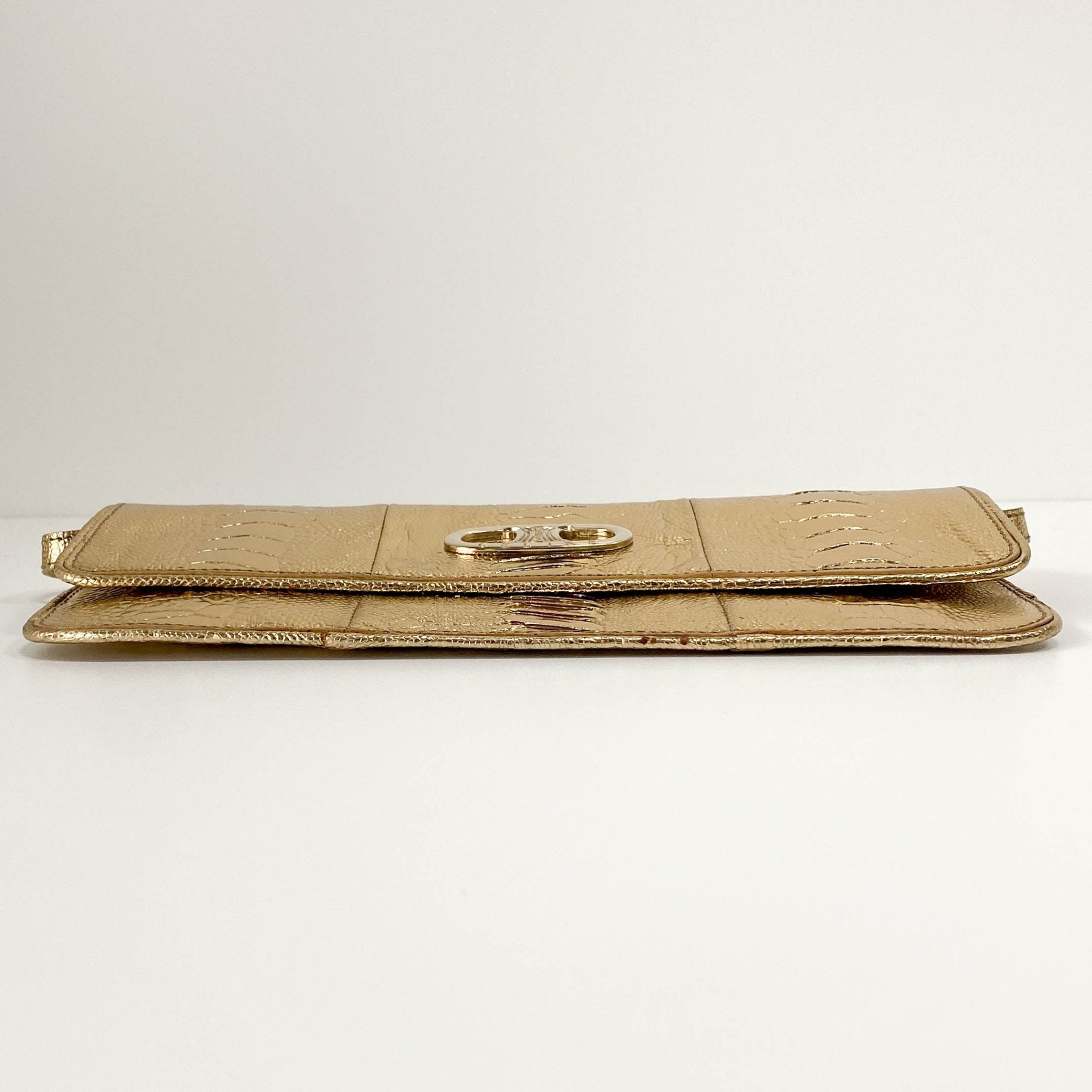 CELINE Gold Clutch Shoulder Bag, in , Sold by HIVE PRELOVED - Shoulder Bags, ,