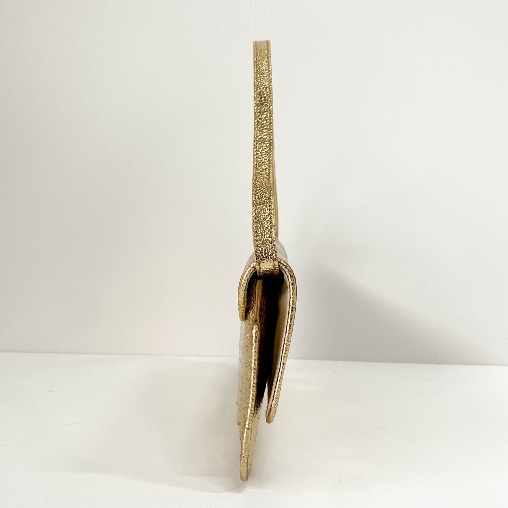 CELINE Gold Clutch Shoulder Bag, in , Sold by HIVE PRELOVED - Shoulder Bags, ,