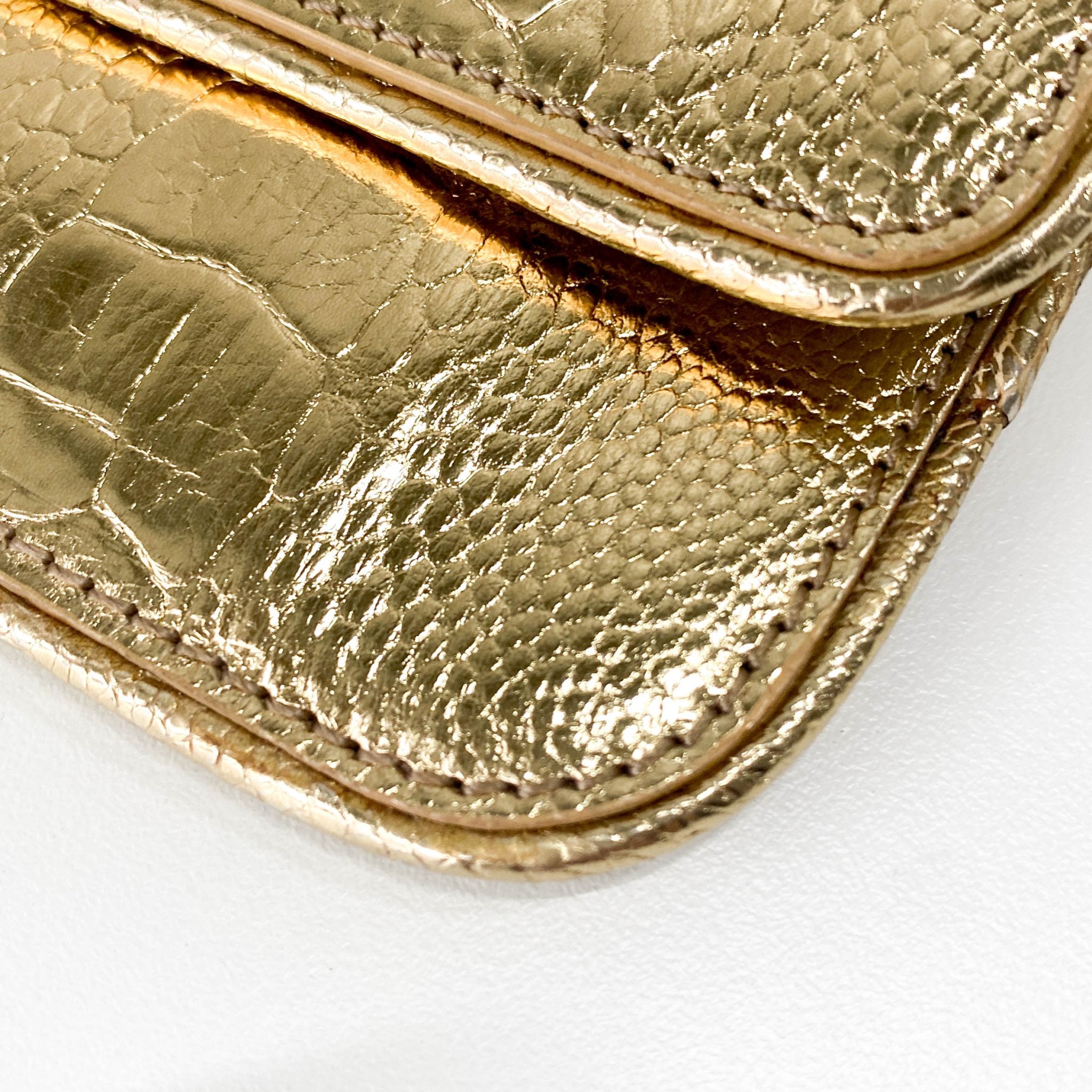 CELINE Gold Clutch Shoulder Bag, in , Sold by HIVE PRELOVED - Shoulder Bags, ,