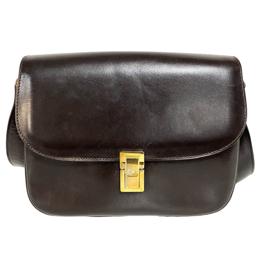 CELINE Horse Carriage Engraved Gold Hardware Vintage Shoulder Bag, in , Sold by HIVE PRELOVED - Crossbody bags, ,
