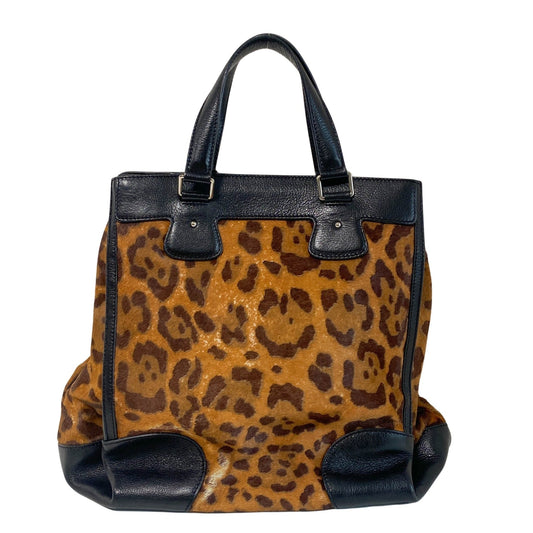CELINE Leopard Pony Hair Top Handle Bag, in , Sold by HIVE PRELOVED - Handle Bags, ,