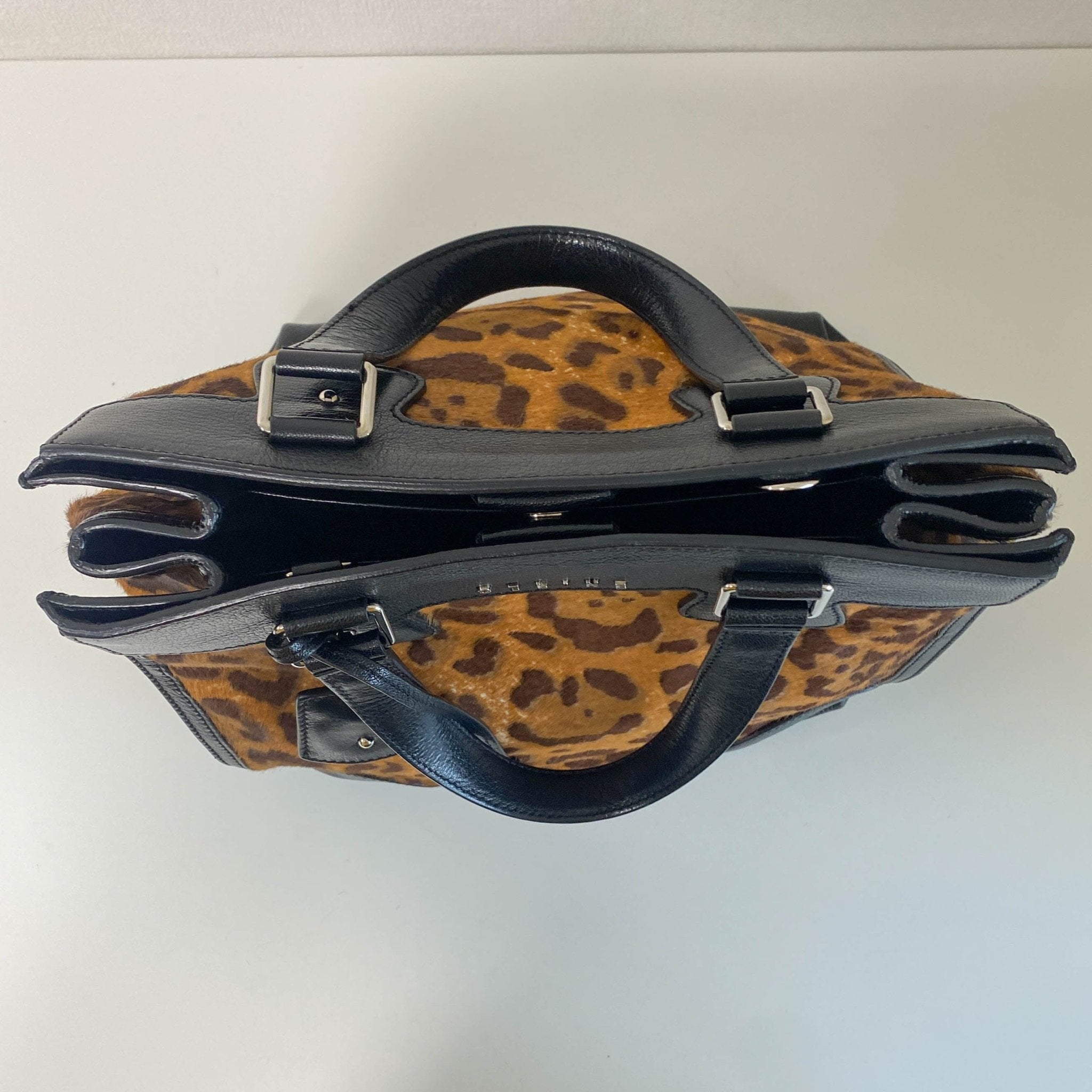 CELINE Leopard Pony Hair Top Handle Bag, in , Sold by HIVE PRELOVED - Handle Bags, ,