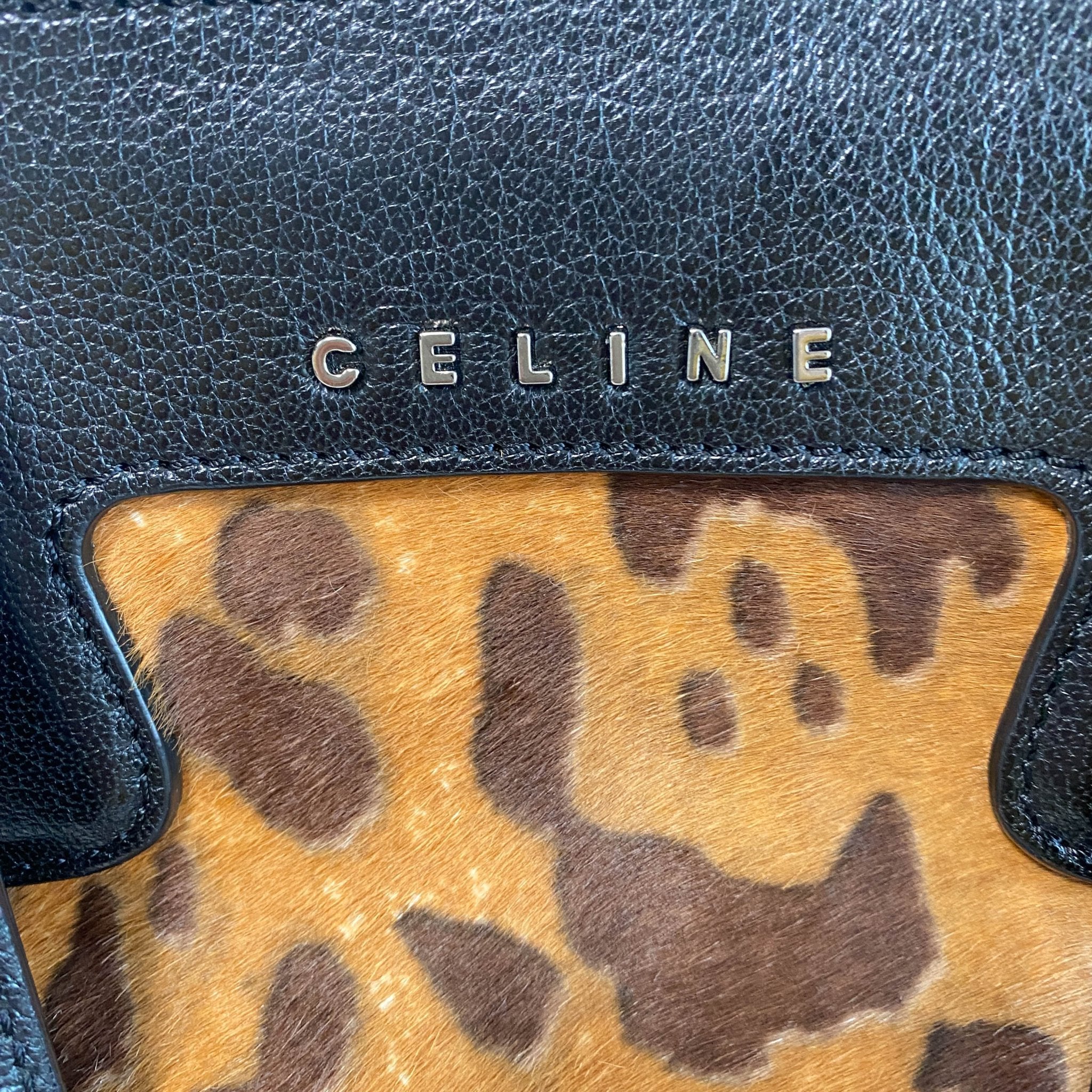 CELINE Leopard Pony Hair Top Handle Bag, in , Sold by HIVE PRELOVED - Handle Bags, ,