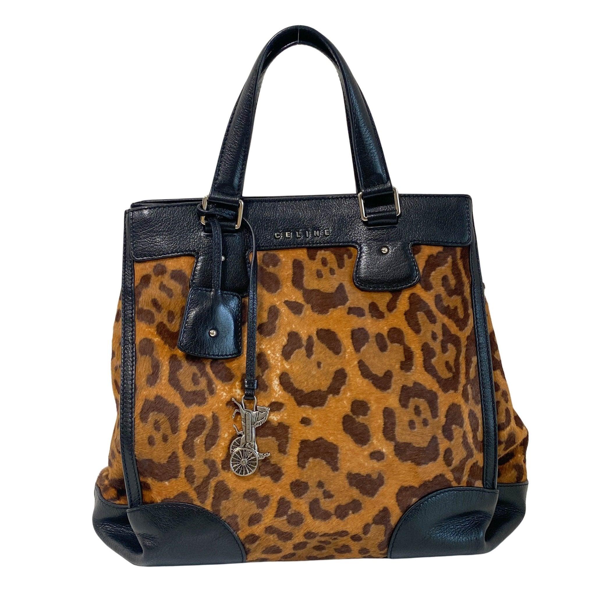 CELINE Leopard Pony Hair Top Handle Bag, in , Sold by HIVE PRELOVED - Handle Bags, ,