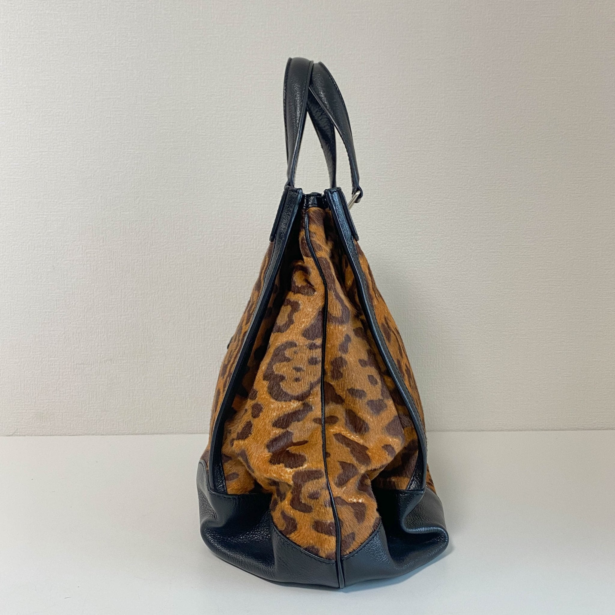 CELINE Leopard Pony Hair Top Handle Bag, in , Sold by HIVE PRELOVED - Handle Bags, ,
