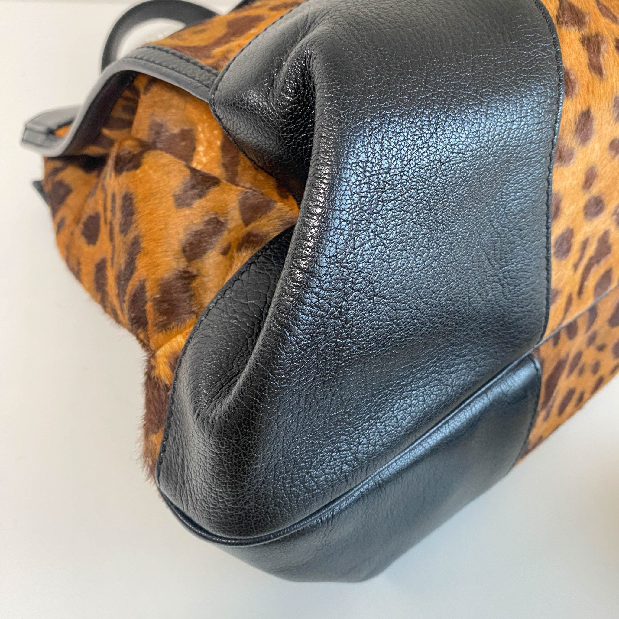 CELINE Leopard Pony Hair Top Handle Bag, in , Sold by HIVE PRELOVED - Handle Bags, ,