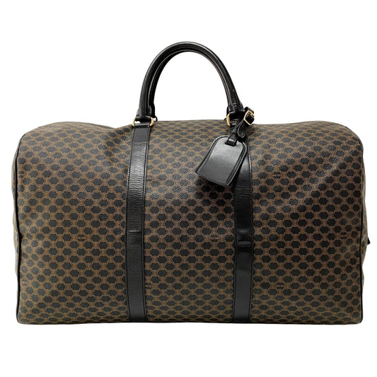 CELINE Macadam Black Canvas Boston Bag, in , Sold by HIVE PRELOVED - Travel bags, ,