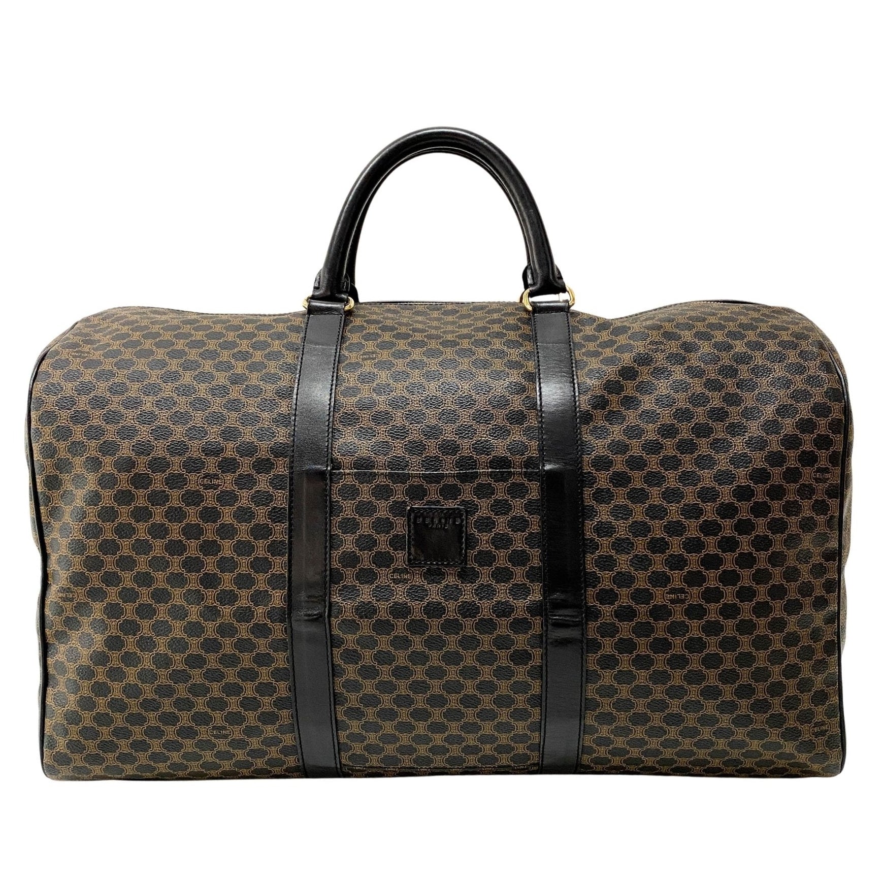 CELINE Macadam Black Canvas Boston Bag, in , Sold by HIVE PRELOVED - Travel bags, ,