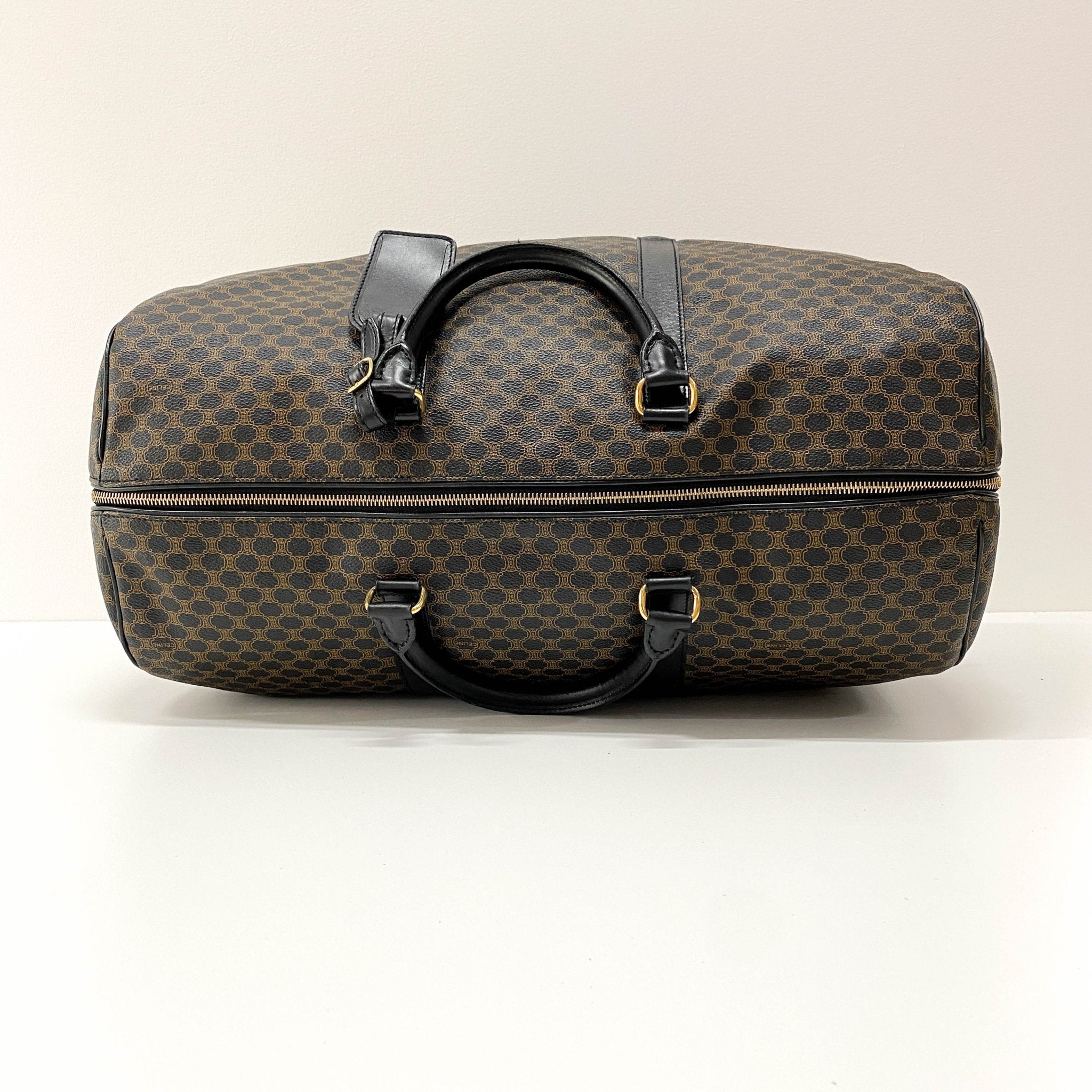 CELINE Macadam Black Canvas Boston Bag, in , Sold by HIVE PRELOVED - Travel bags, ,