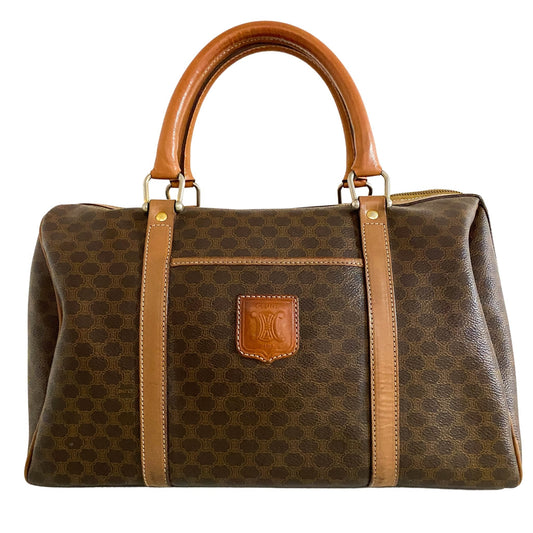 CELINE Macadam Canvas Boston Bag, in , Sold by HIVE PRELOVED - Handle Bags, ,