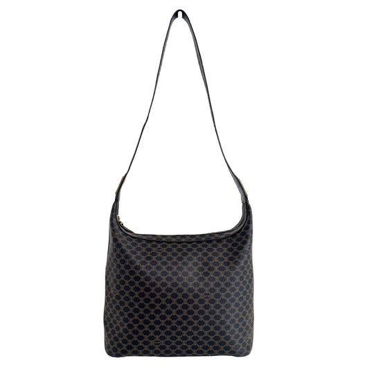 CELINE Macadam Triomphe Black Canvas Satchel Messenger Bag, in , Sold by HIVE PRELOVED - Crossbody bags, Shoulder Bags,