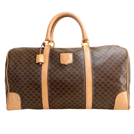 CELINE Macadam Triomphe Canvas Boston Travel Bag, in , Sold by HIVE PRELOVED - Travel bags, ,