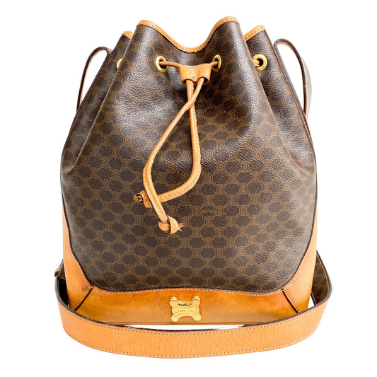 CELINE Macadam Triomphe Canvas Bucket Bag, in , Sold by HIVE PRELOVED - Bucket bags, ,