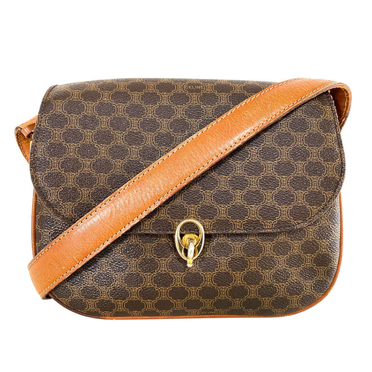 CELINE Macadam Triomphe Canvas Crossbody Bag, in , Sold by HIVE PRELOVED - Crossbody bags, Shoulder Bags,