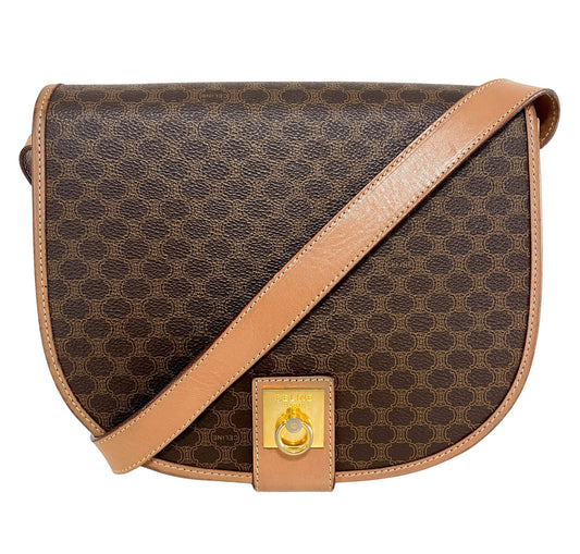 CELINE Macadam Triomphe Canvas Crossbody Bag, in , Sold by HIVE PRELOVED - Crossbody bags, Shoulder Bags,