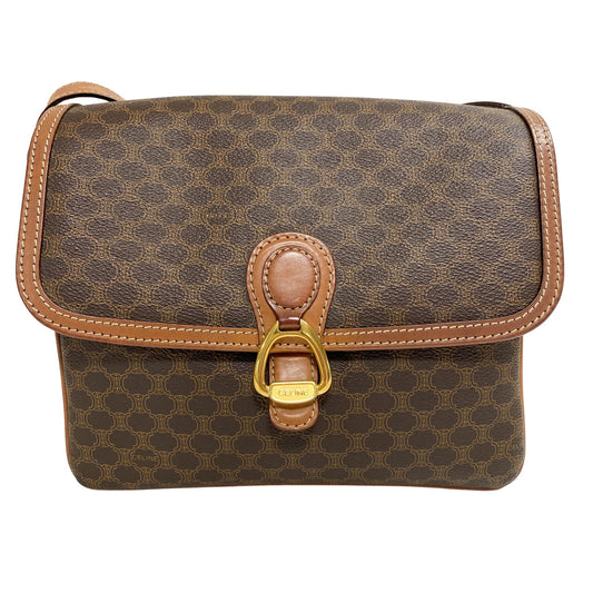 CELINE Macadam Triomphe Canvas Crossbody Bag, in , Sold by HIVE PRELOVED - Crossbody bags, ,