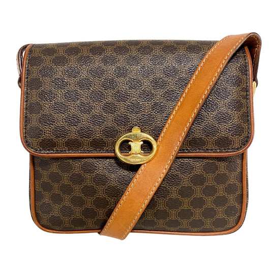 CELINE Macadam Triomphe Canvas Crossbody Bag, in , Sold by HIVE PRELOVED - Crossbody bags, ,