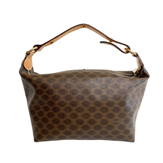CELINE Macadam Triomphe Canvas Pouch Handle Bag, in , Sold by HIVE PRELOVED - Handle Bags, ,