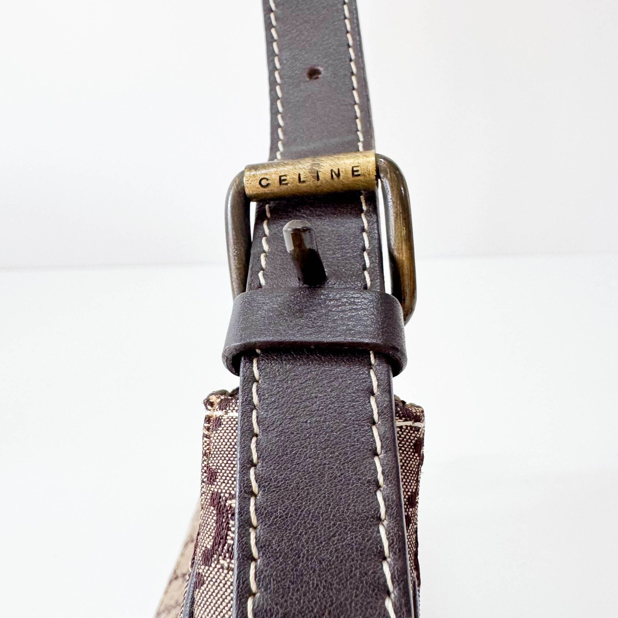 CELINE Macadam Triomphe Hobo Shoulder Bag, in , Sold by HIVE PRELOVED - Mini bags, Shoulder Bags,