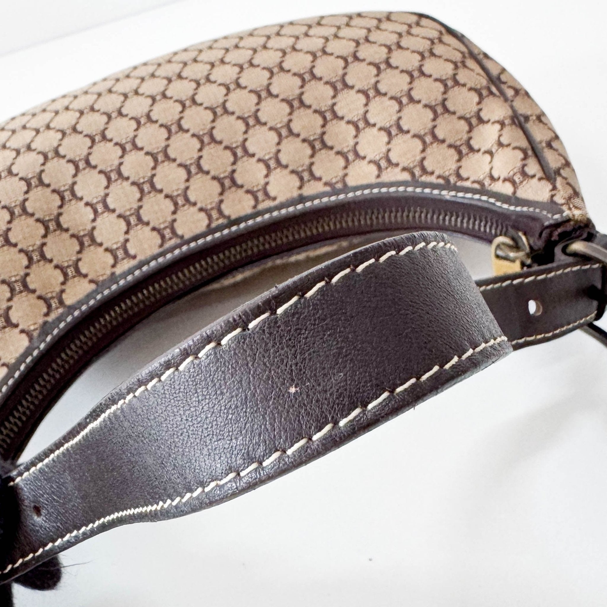 CELINE Macadam Triomphe Hobo Shoulder Bag, in , Sold by HIVE PRELOVED - Mini bags, Shoulder Bags,