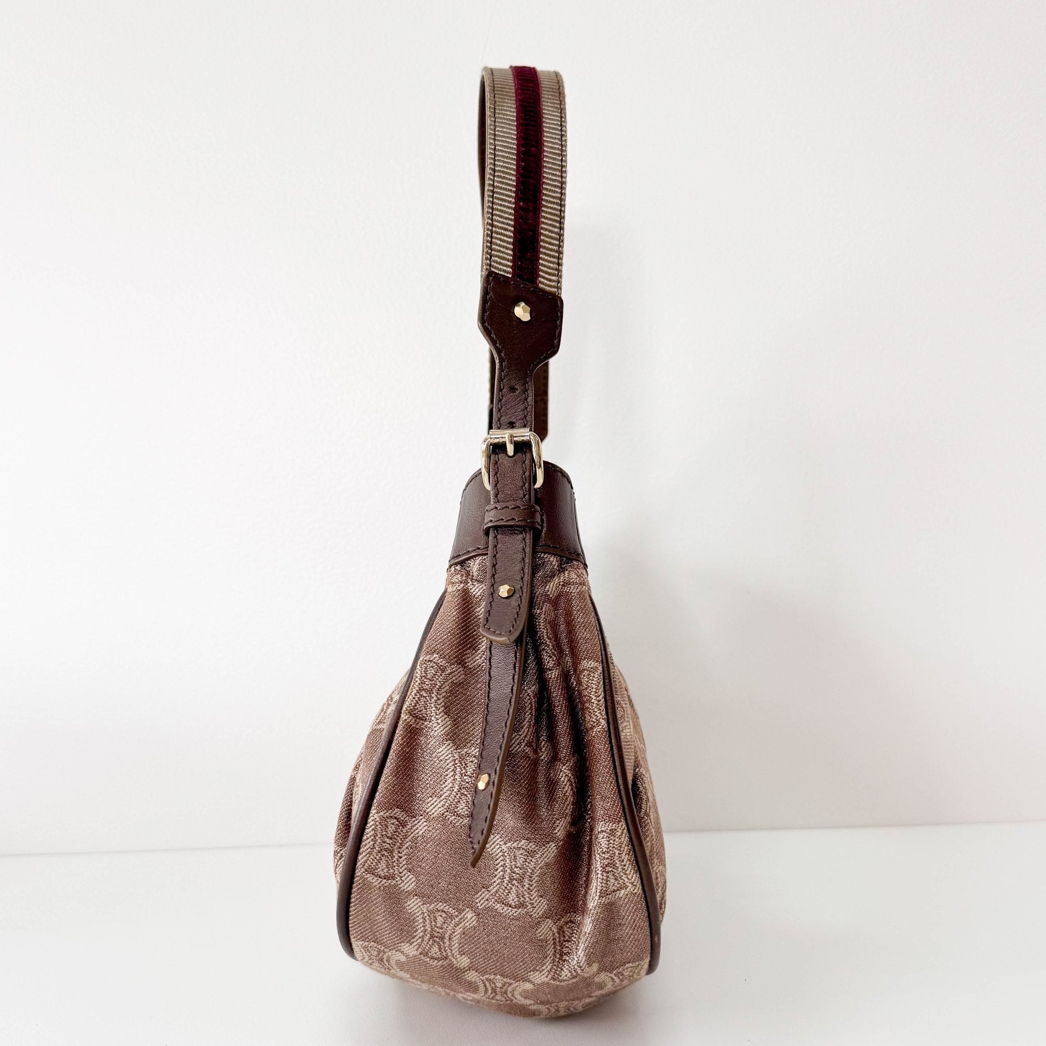 CELINE Macadam Triomphe Hobo Shoulder Bag, in , Sold by HIVE PRELOVED - Shoulder Bags, ,