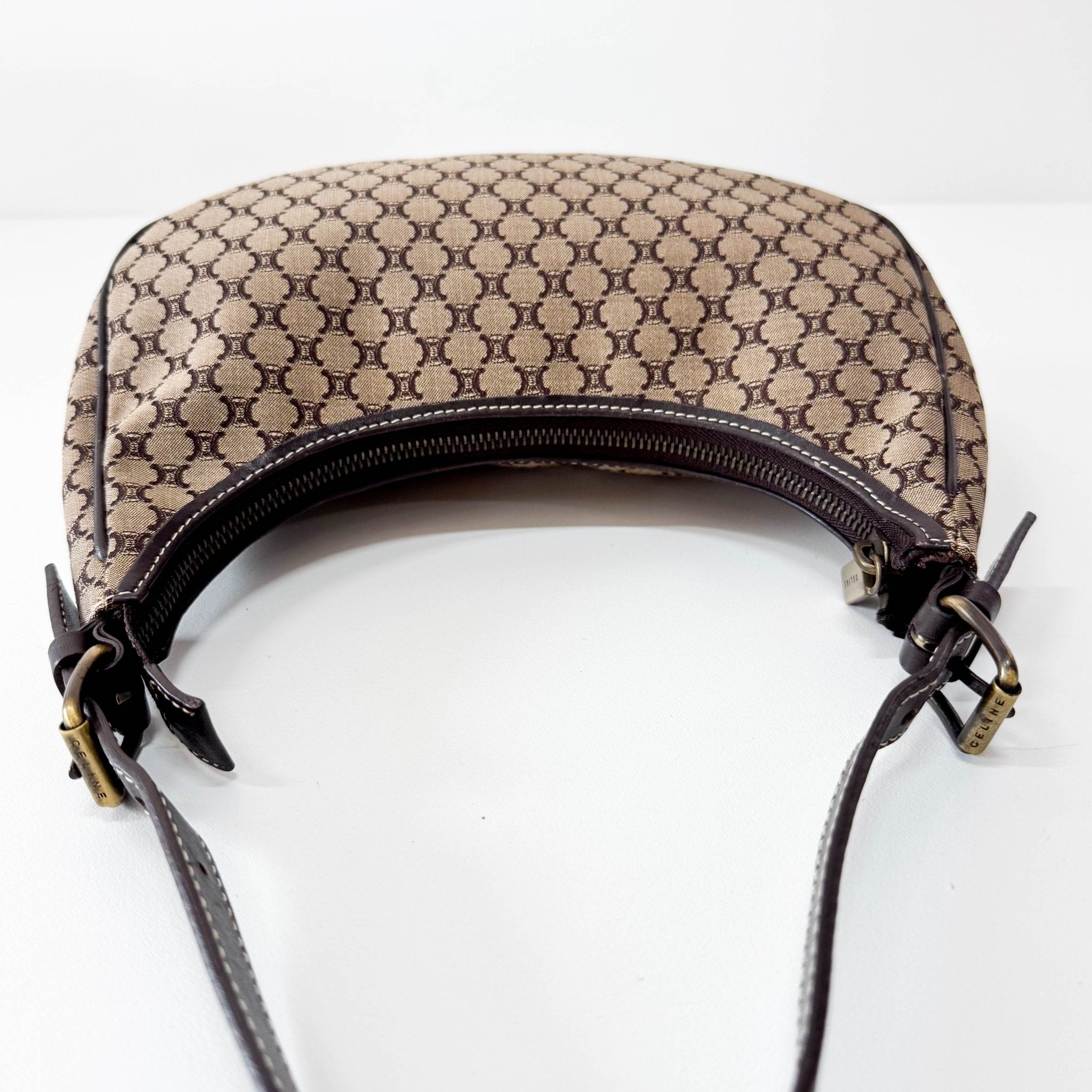 CELINE Macadam Triomphe Hobo Shoulder Bag, in , Sold by HIVE PRELOVED - Mini bags, Shoulder Bags,