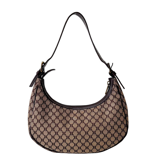 CELINE Macadam Triomphe Hobo Shoulder Bag, in , Sold by HIVE PRELOVED - Mini bags, Shoulder Bags,