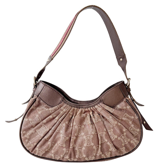CELINE Macadam Triomphe Hobo Shoulder Bag, in , Sold by HIVE PRELOVED - Shoulder Bags, ,