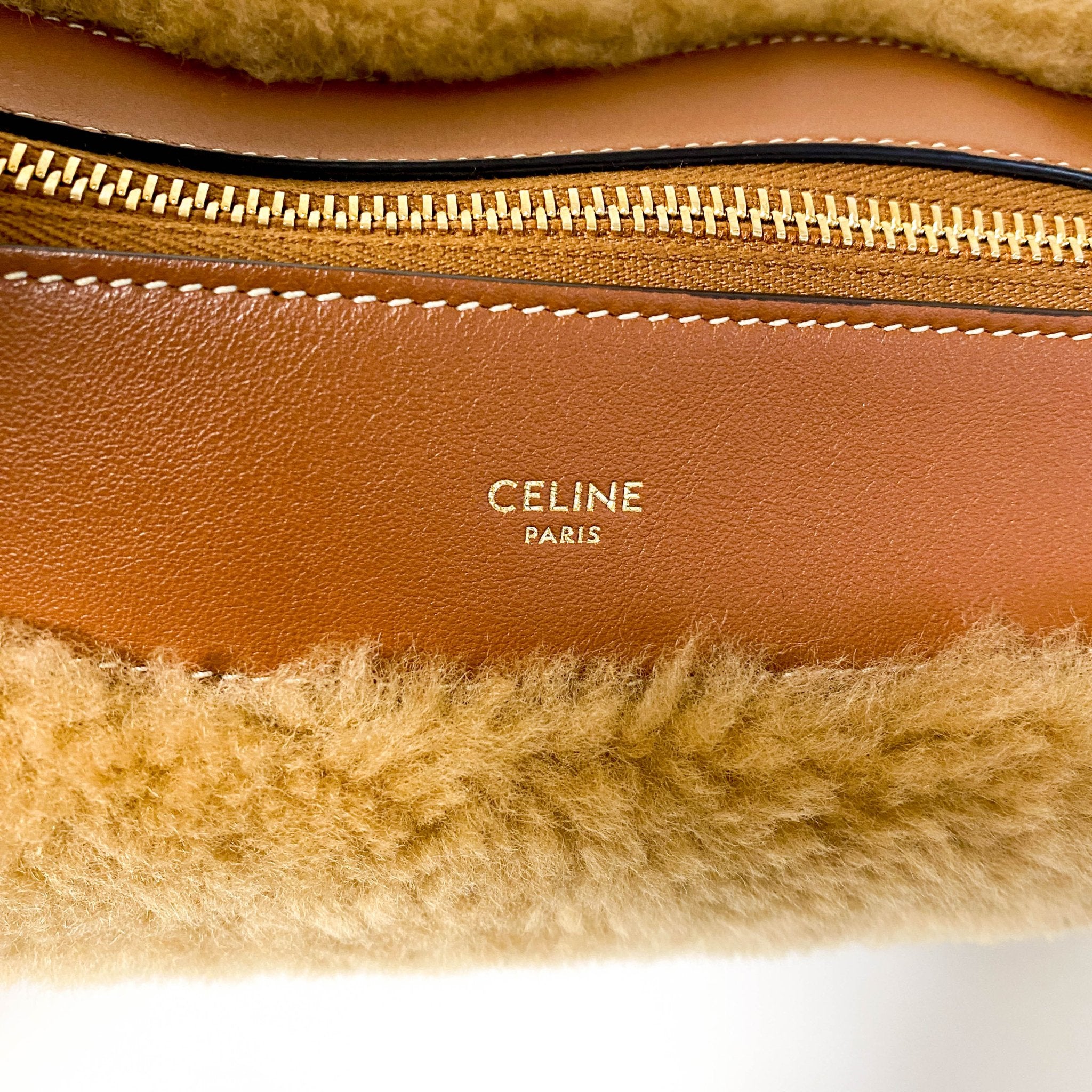 CELINE Medium Romy Mouton / Leather Shoulder Bag, in , Sold by HIVE PRELOVED - Shoulder Bags, ,
