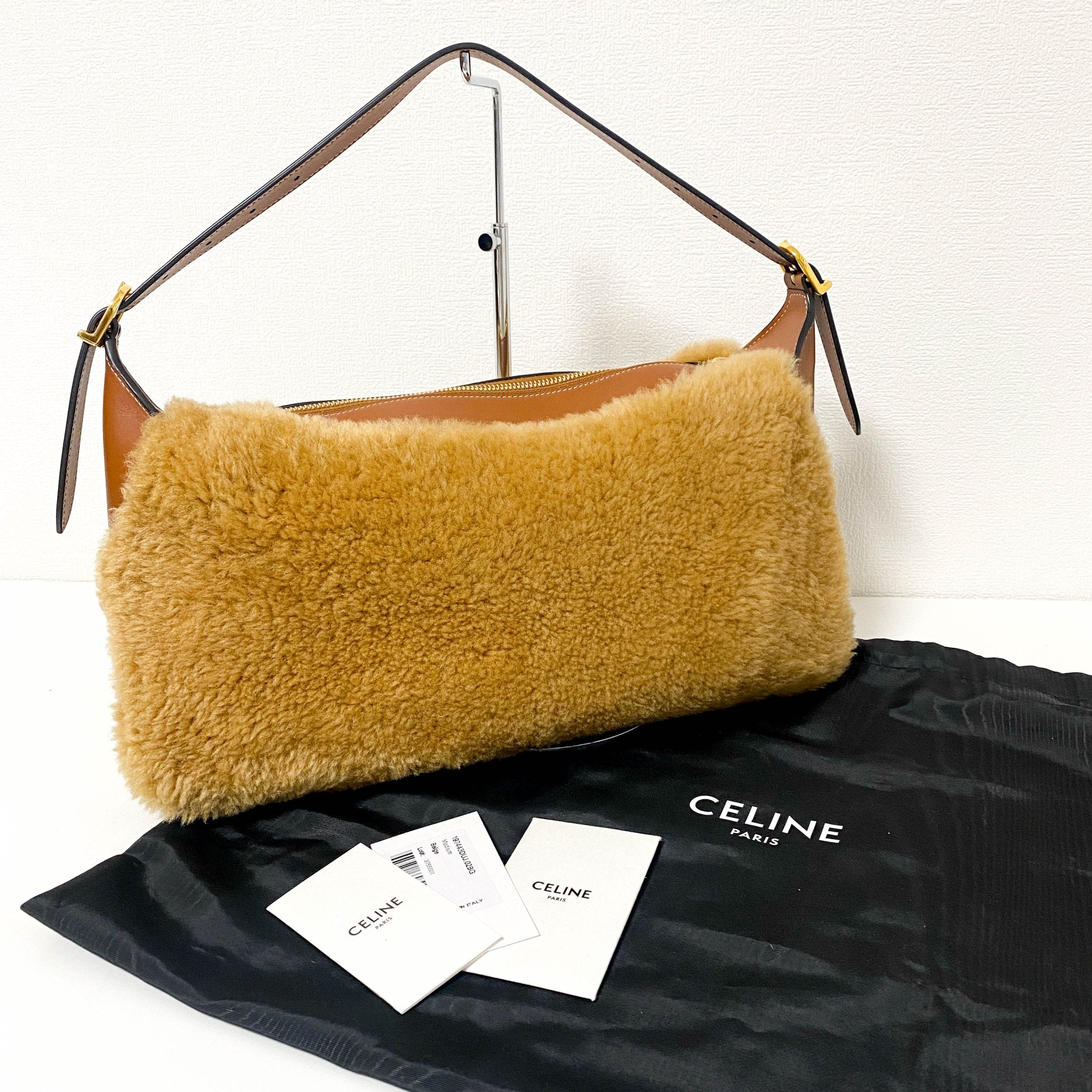 CELINE Medium Romy Mouton / Leather Shoulder Bag, in , Sold by HIVE PRELOVED - Shoulder Bags, ,