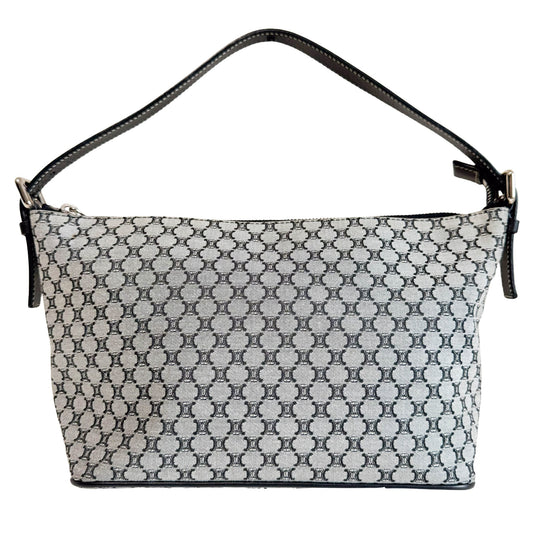 CELINE Navy Macadam Triomphe Canvas Shoulder Bag, in , Sold by HIVE PRELOVED - Shoulder Bags, ,