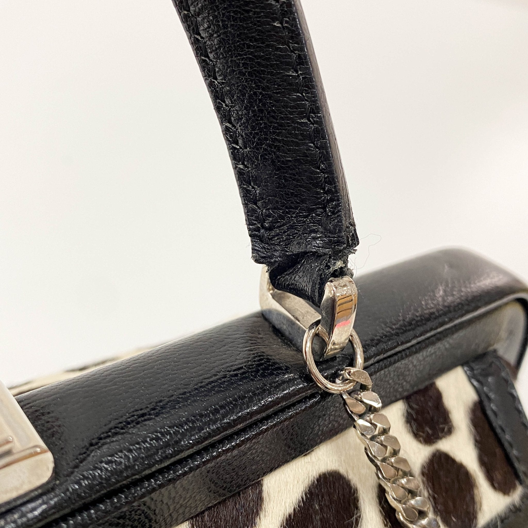 CELINE Pony Hair Animal Print Handbag, in , Sold by HIVE PRELOVED - Handle Bags, ,