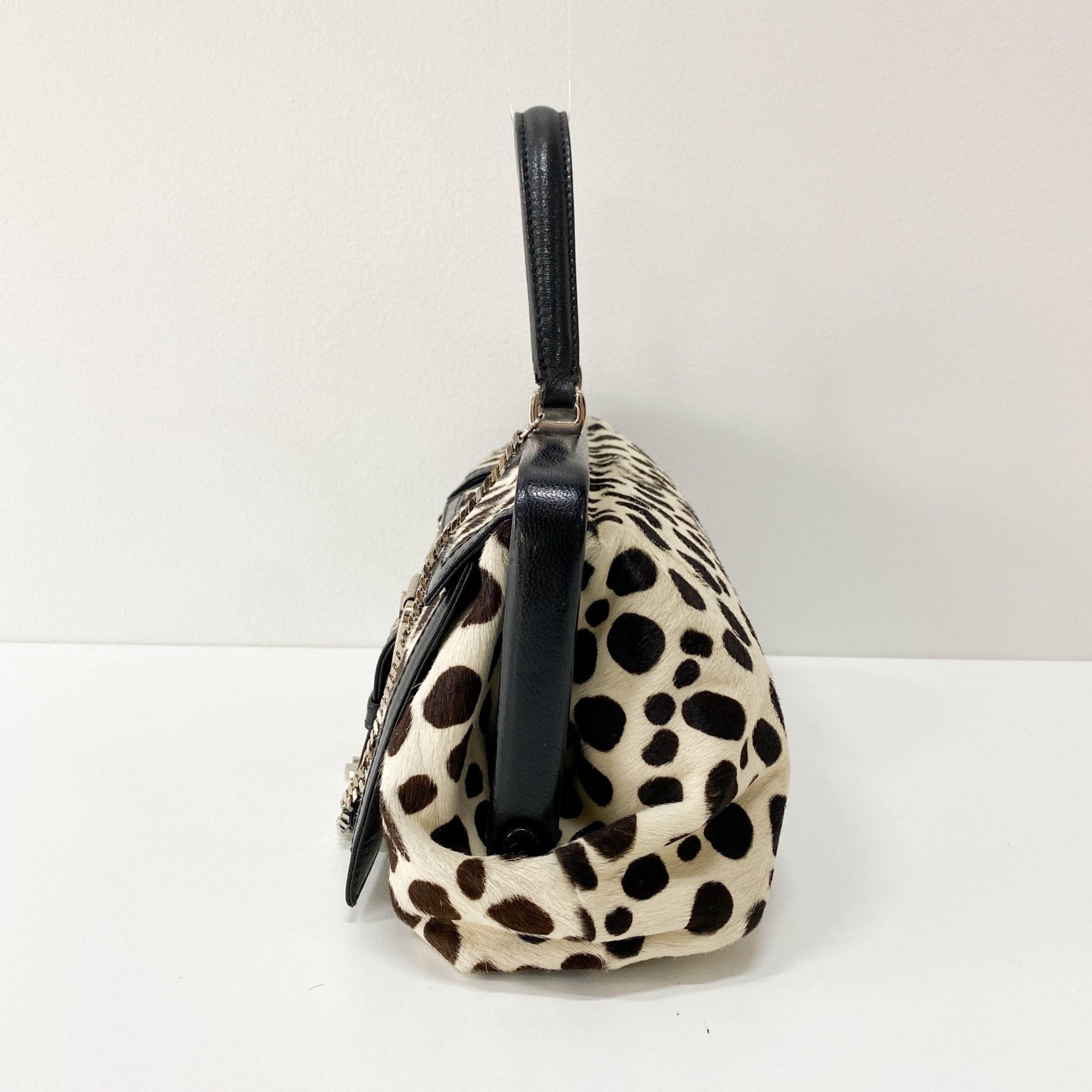 CELINE Pony Hair Animal Print Handbag, in , Sold by HIVE PRELOVED - Handle Bags, ,