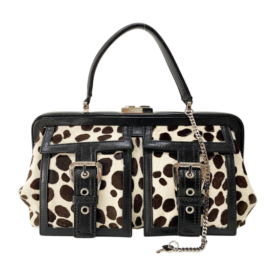 CELINE Pony Hair Animal Print Handbag, in , Sold by HIVE PRELOVED - Handle Bags, ,