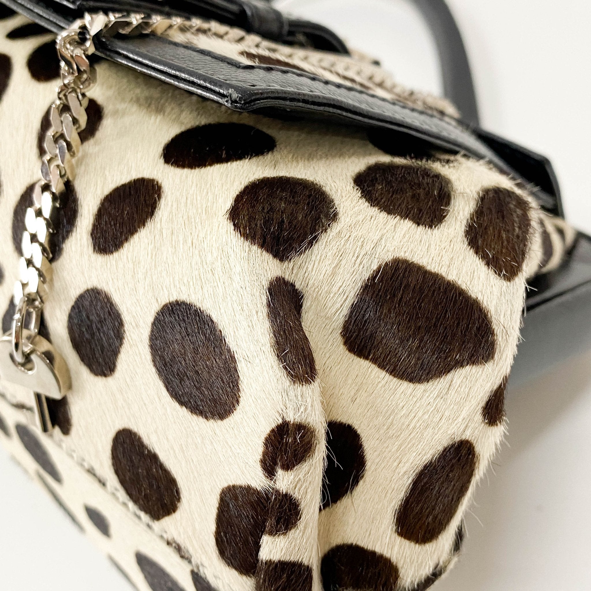 CELINE Pony Hair Animal Print Handbag, in , Sold by HIVE PRELOVED - Handle Bags, ,