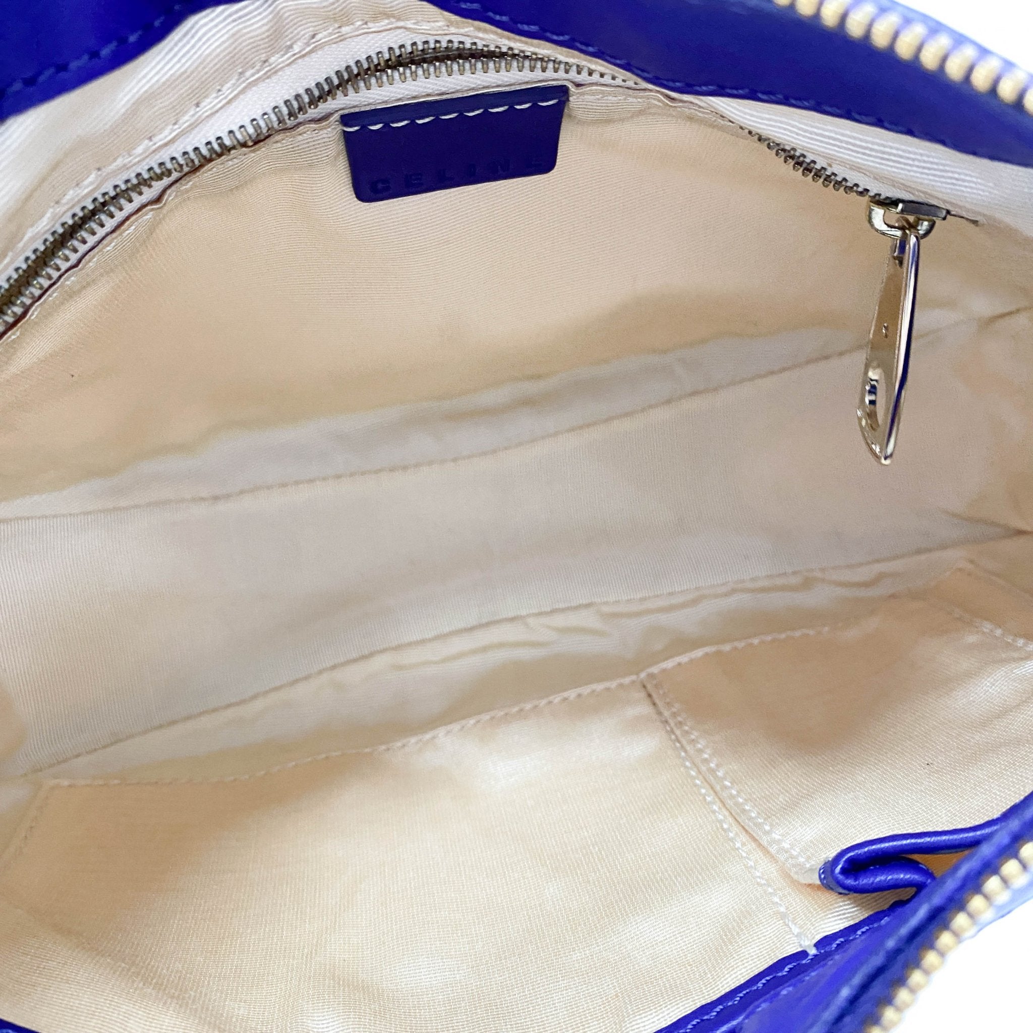 CELINE Purple Leather Triomphe Shoulder Bag, in , Sold by HIVE PRELOVED - Shoulder Bags, ,