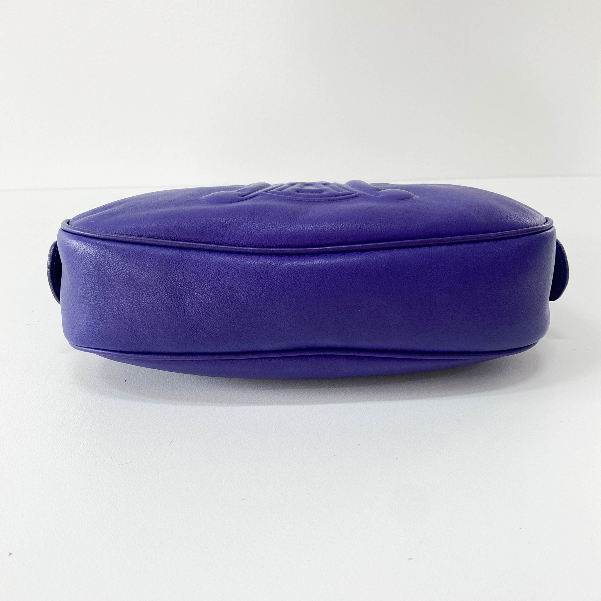 CELINE Purple Leather Triomphe Shoulder Bag, in , Sold by HIVE PRELOVED - Shoulder Bags, ,