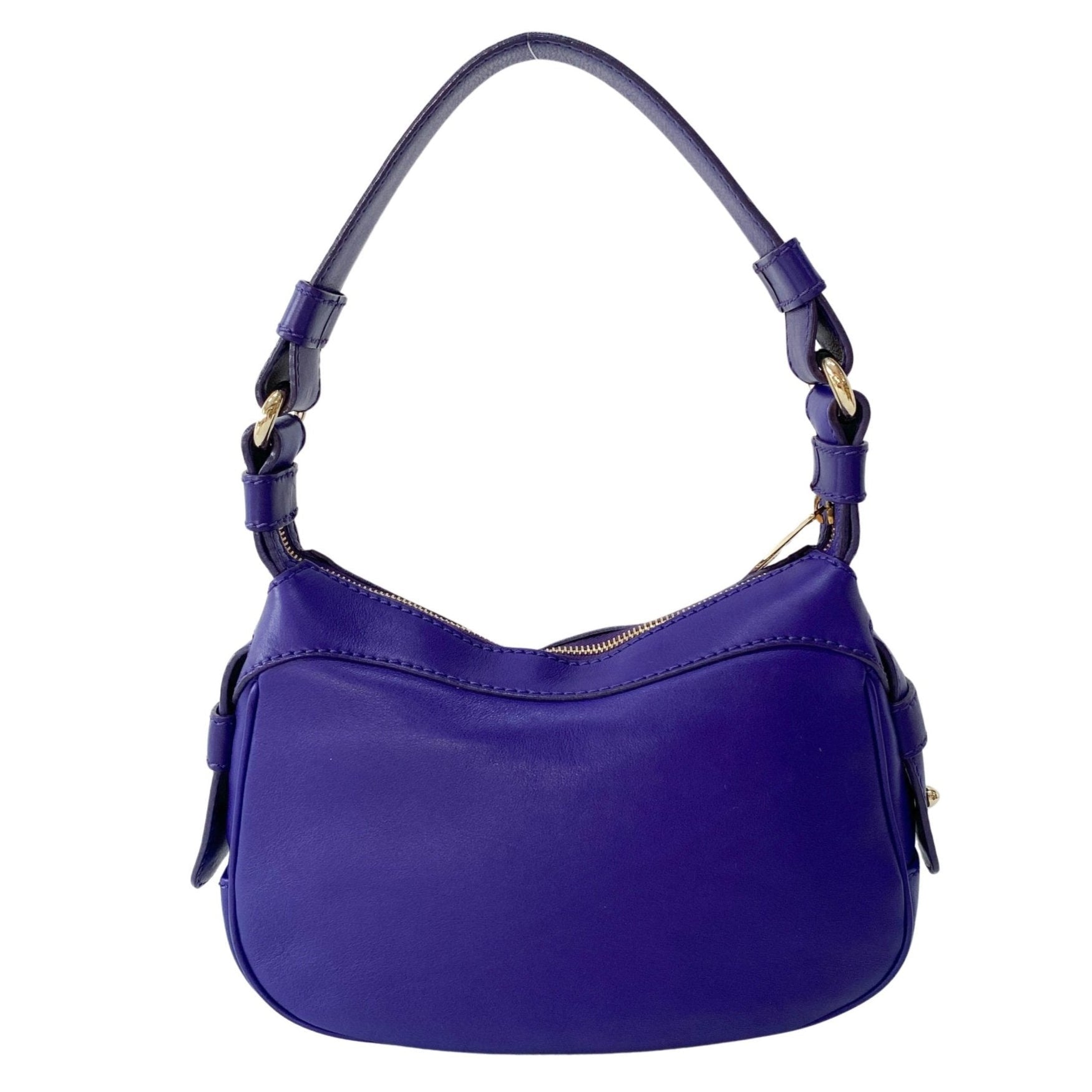 CELINE Purple Leather Triomphe Shoulder Bag, in , Sold by HIVE PRELOVED - Shoulder Bags, ,