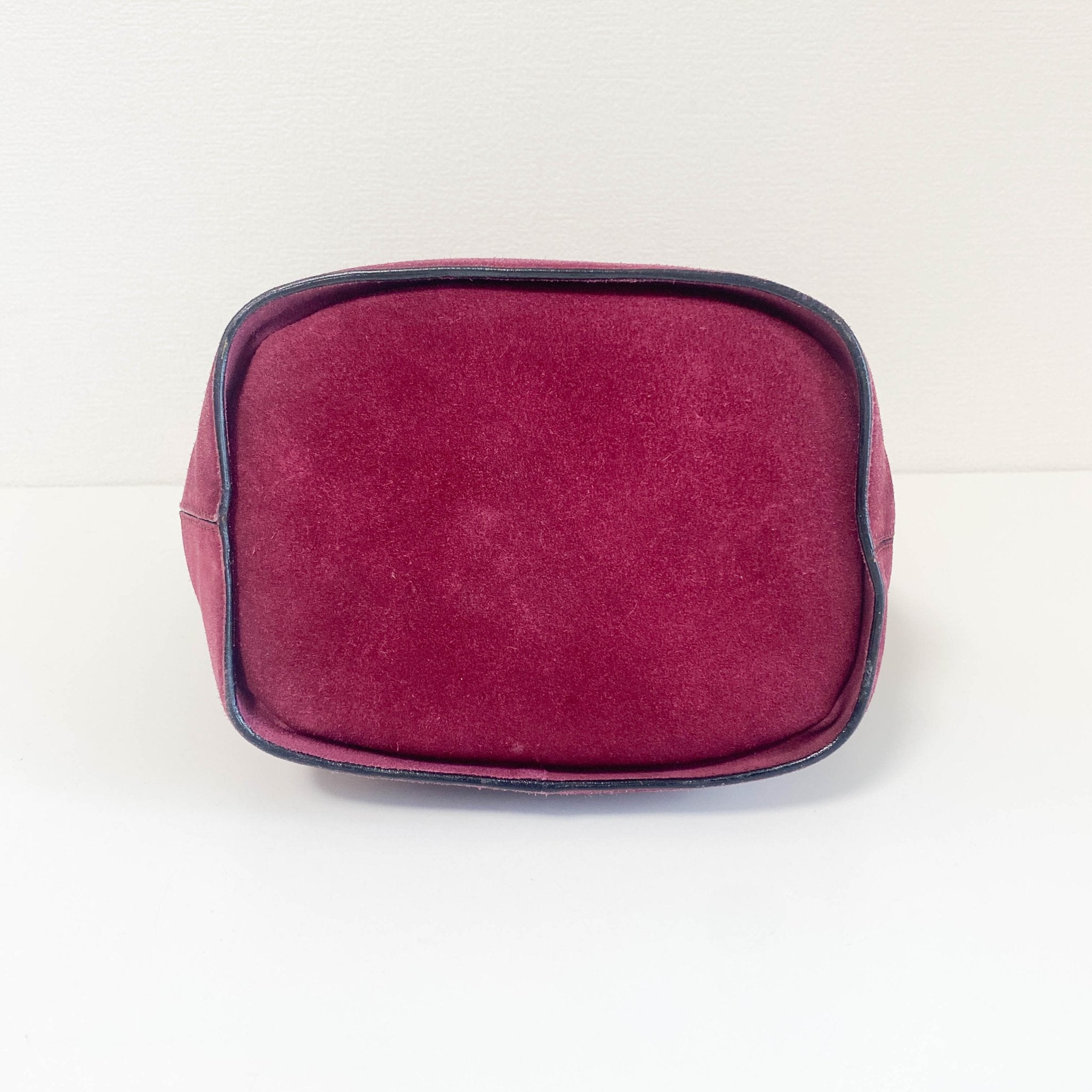 CELINE Purple Suede Gold Circle Hardware Shoulder Bag, in , Sold by HIVE PRELOVED - Shoulder Bags, ,