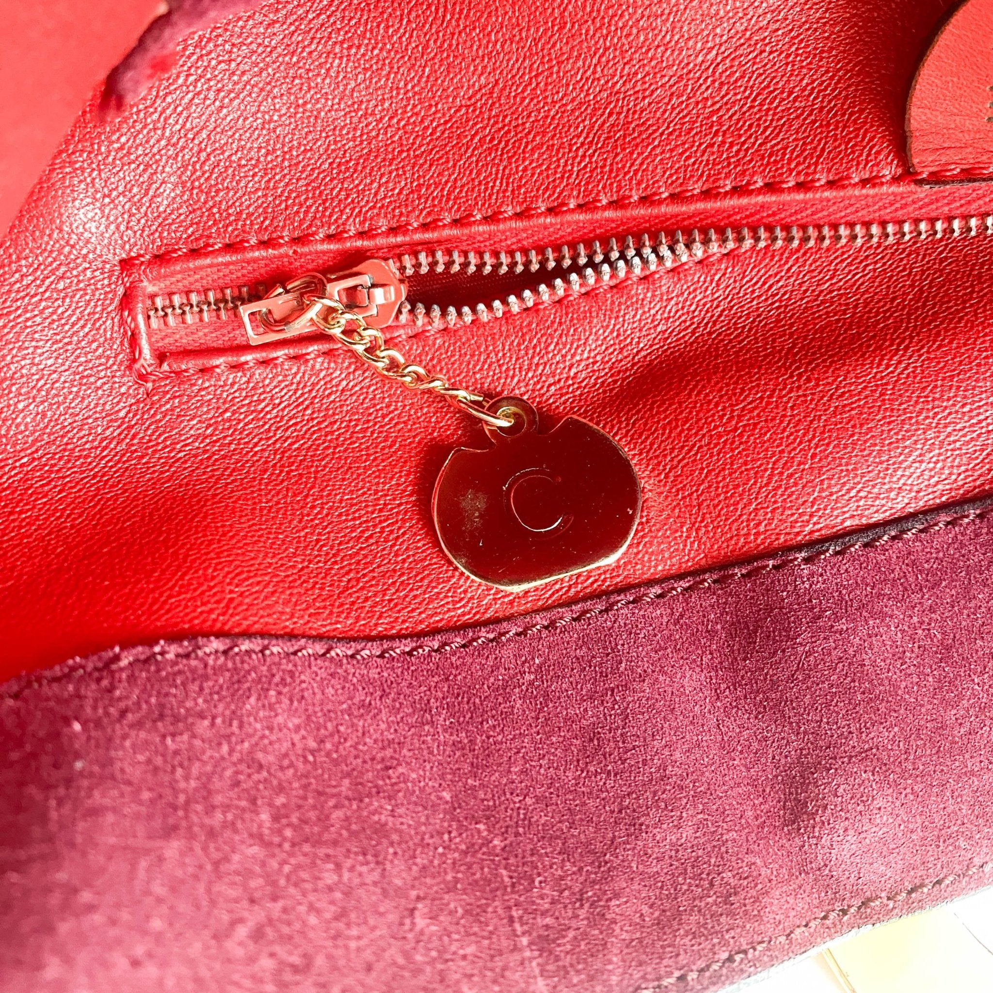 CELINE Purple Suede Gold Circle Hardware Shoulder Bag, in , Sold by HIVE PRELOVED - Shoulder Bags, ,