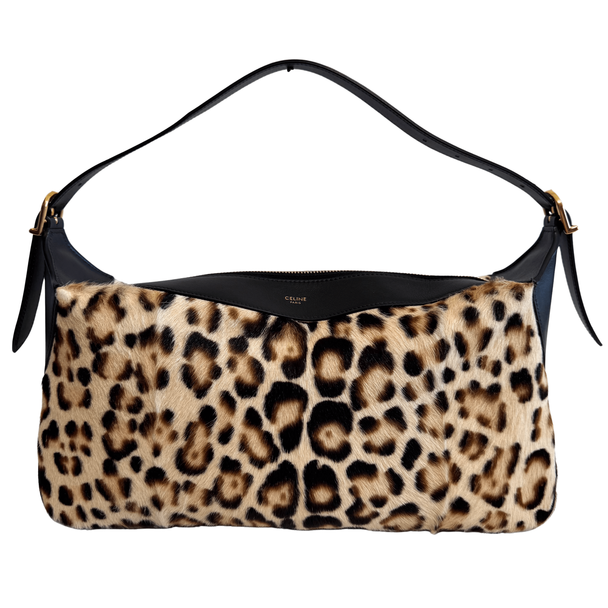 CELINE Romy Pony Hair Leopard Shoulder Bag, in , Sold by HIVE PRELOVED - Shoulder Bags, ,
