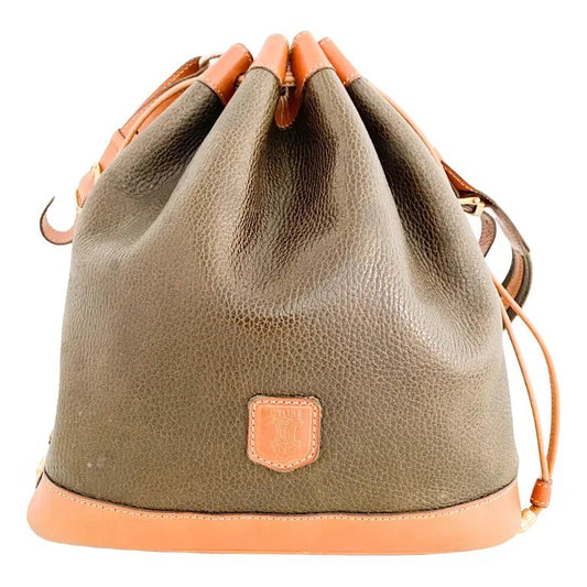 CELINE Sac Seau Cloth Handbag, Brown in Leather (unspecified), Sold by HIVE PRELOVED - , ,