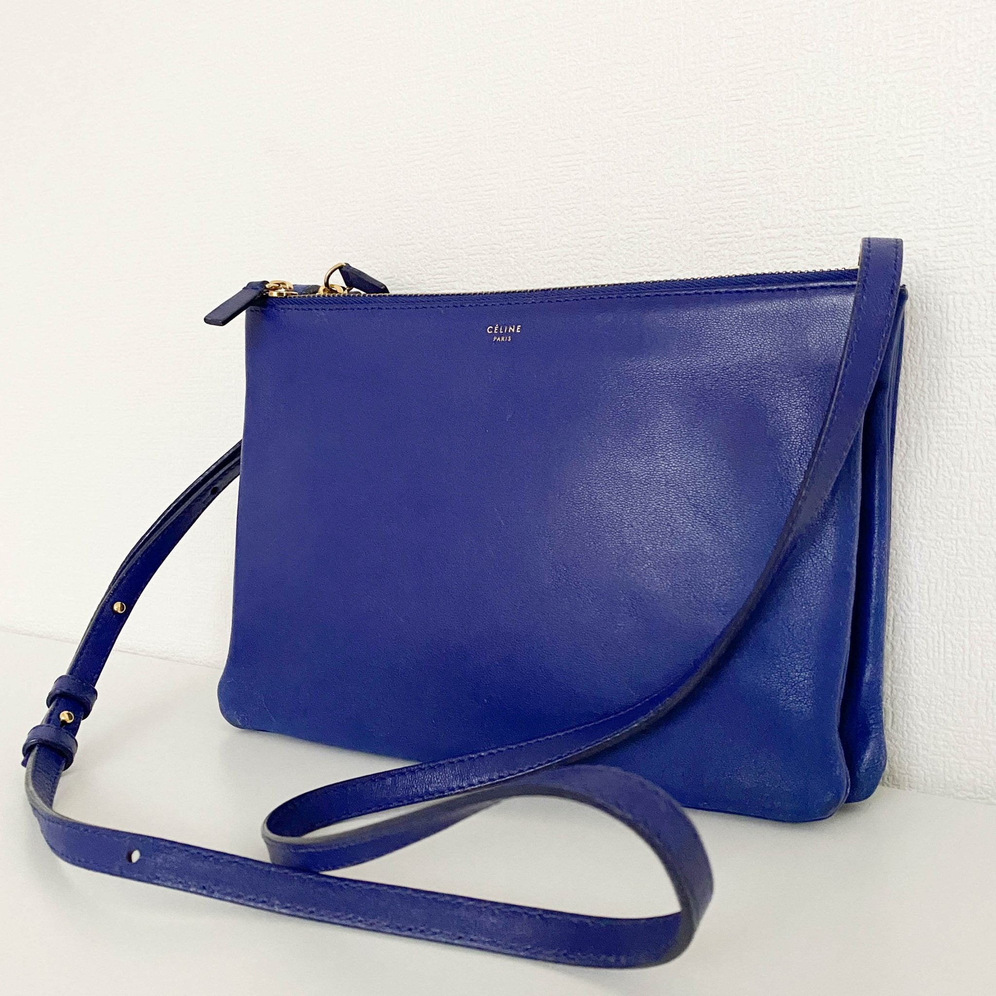 CELINE Trio Shoulder Bag HIVE PRELOVED