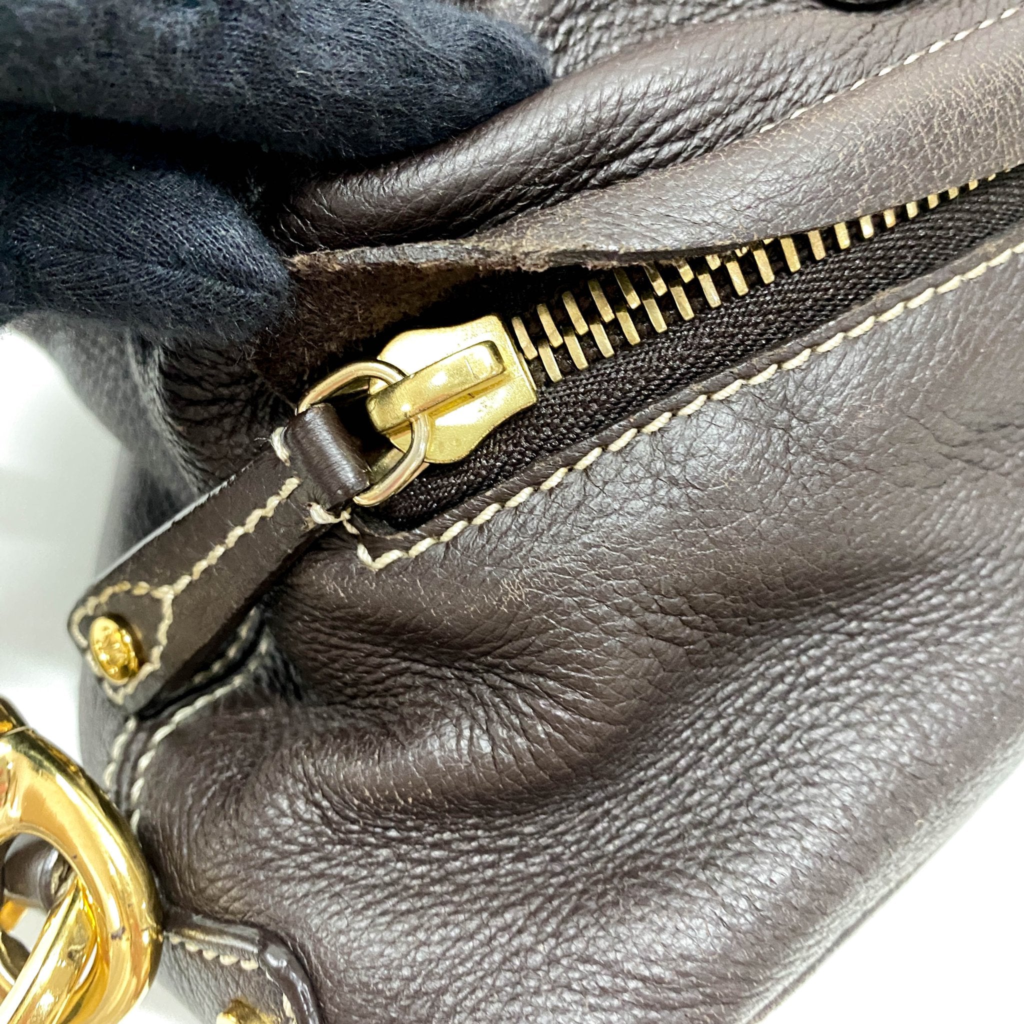 CELINE Vintage Brown Leather Top Handle Bag, in , Sold by HIVE PRELOVED - Shoulder Bags, ,