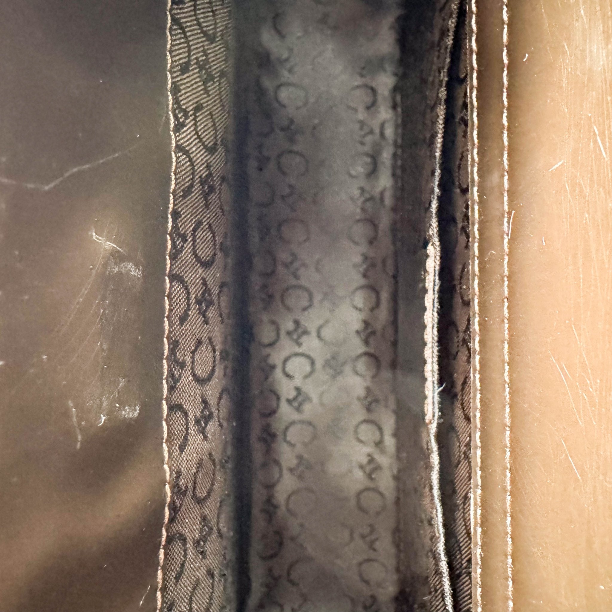 CELINE Vintage Green Fur/Brown Leather Shoulder Bag, in , Sold by HIVE PRELOVED - Shoulder Bags, ,